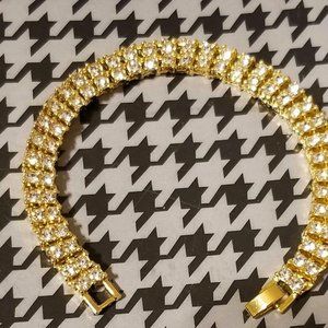 !8k Gold Filled Tennis Bracelet